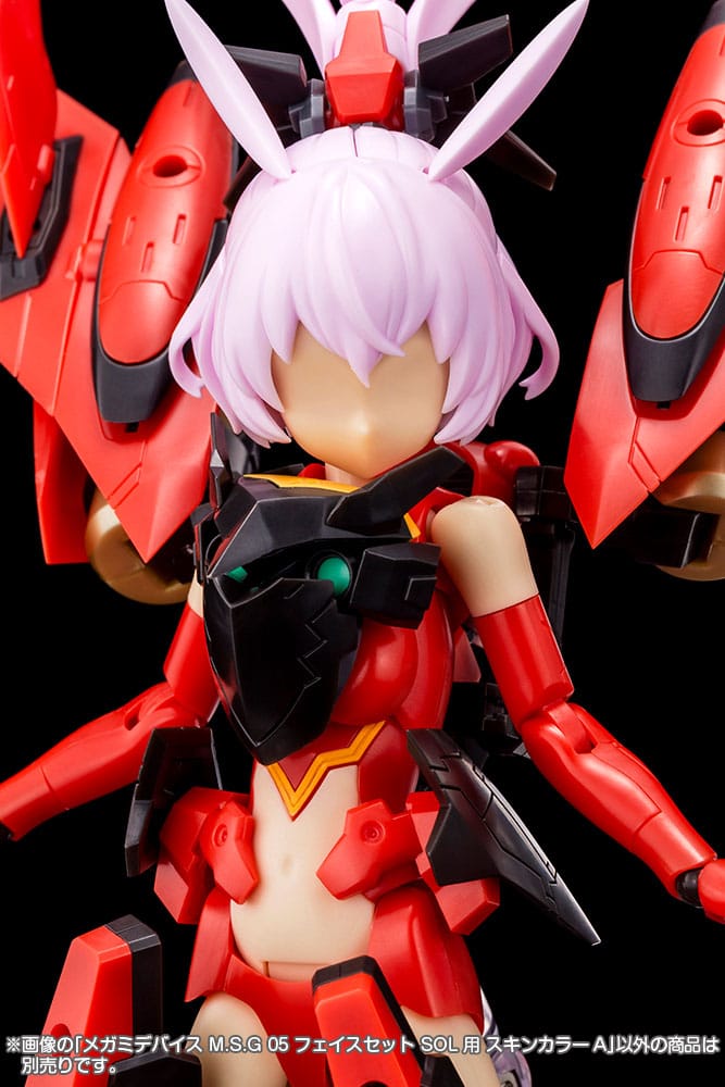 Megami Device M.S.G 05 Action Figure Accessory Set Face Sol Skin Color A 4934054053827