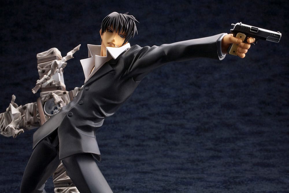 Trigun Badlands Rumble ARTFX J Statue 1/8 Nicholas D. Wolfwood Renewal Package Version 20 cm 4934054058266