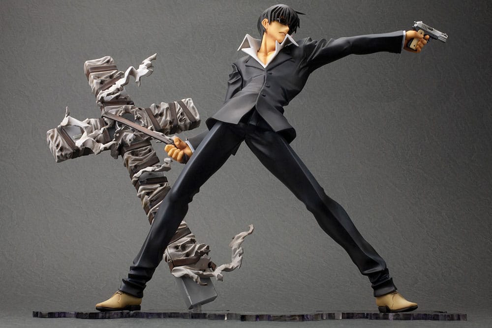 Trigun Badlands Rumble ARTFX J Statue 1/8 Nicholas D. Wolfwood Renewal Package Version 20 cm 4934054058266