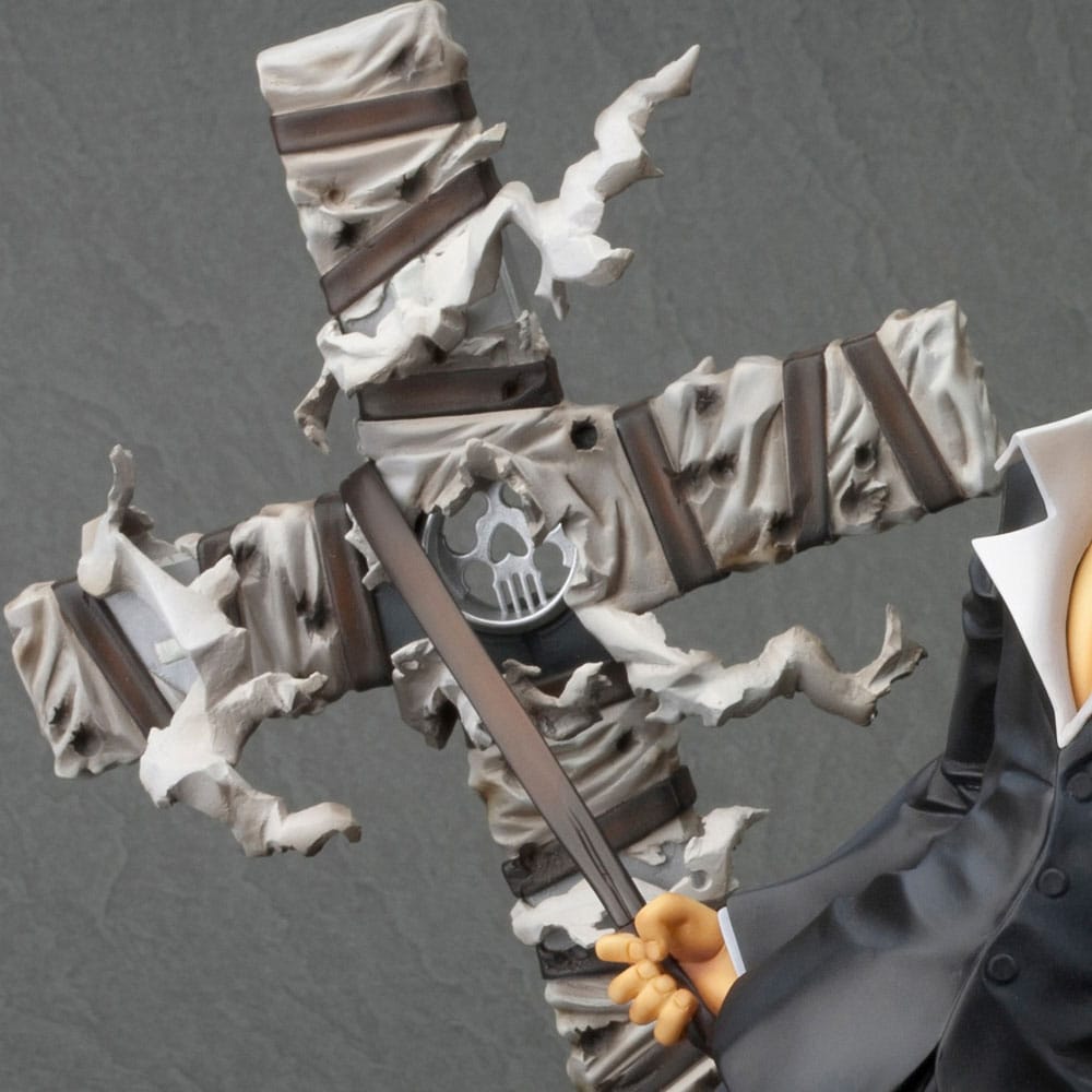 Trigun Badlands Rumble ARTFX J Statue 1/8 Nicholas D. Wolfwood Renewal Package Version 20 cm 4934054058266