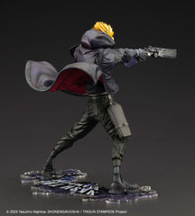 Trigun Stampede ARTFXJ Statue 1/8 Vash the Stampede The Gunman in Black Ver. 22 cm 4934054064694