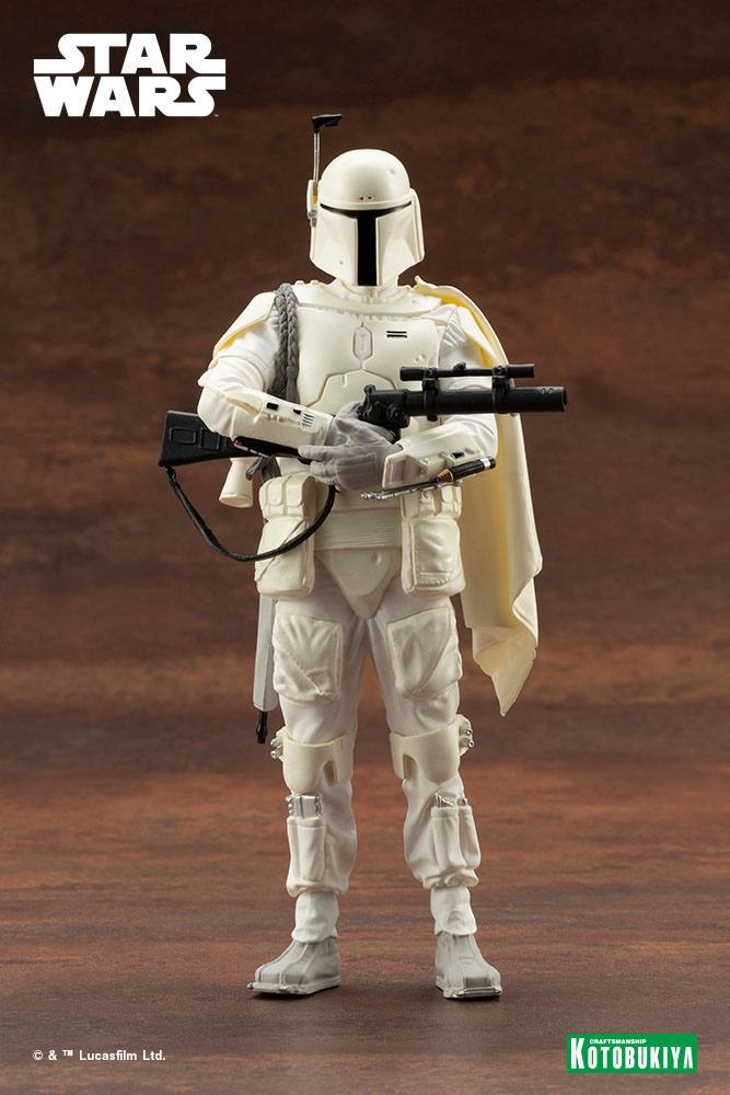 Star Wars ARTFX+ PVC Statue 1/10 Boba Fett White Armor Ver. 18 cm 4934054041732