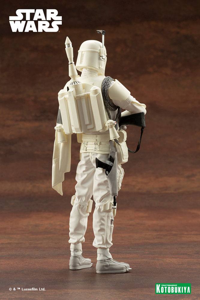 Star Wars ARTFX+ PVC Statue 1/10 Boba Fett White Armor Ver. 18 cm 4934054041732