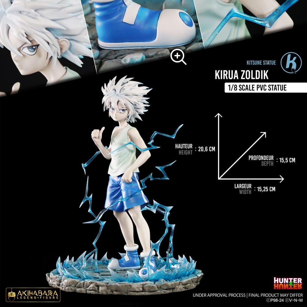 Hunter × Hunter Akihabara Legend Figure PVC Statue 1/8 Kirua (God Speed Mode) 21 cm 3770012659745