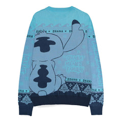 Lilo & Stitch Sweatshirt Christmas Jumper Stitch Blue Size L 8718526214161