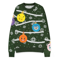 Pokémon Sweatshirt Christmas Jumper Xmas Balls Size S 8718526214208