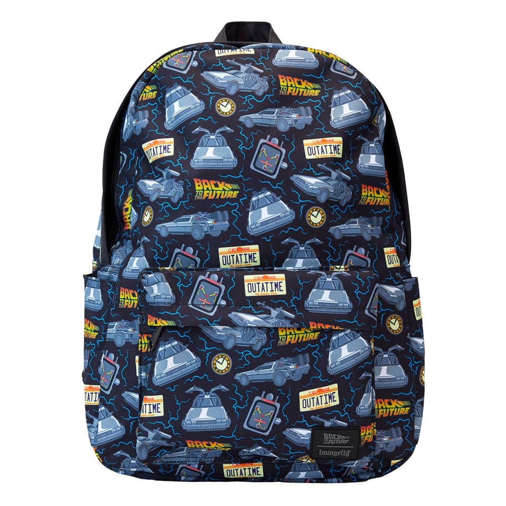 Universal by Loungefly Full-Size Nylon Backpack Back to the Future 40th Anniversary 0671803536760