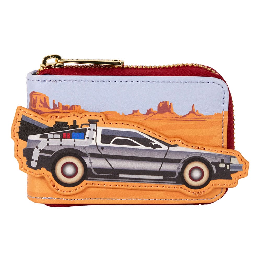 Universal by Loungefly Wallet Back to the Future 40th Anniversary Delorean 0671803536753