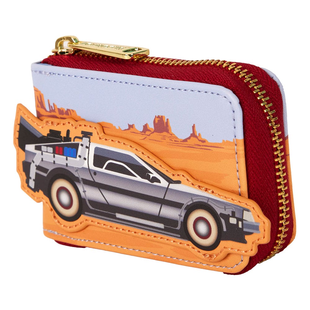 Universal by Loungefly Wallet Back to the Future 40th Anniversary Delorean 0671803536753