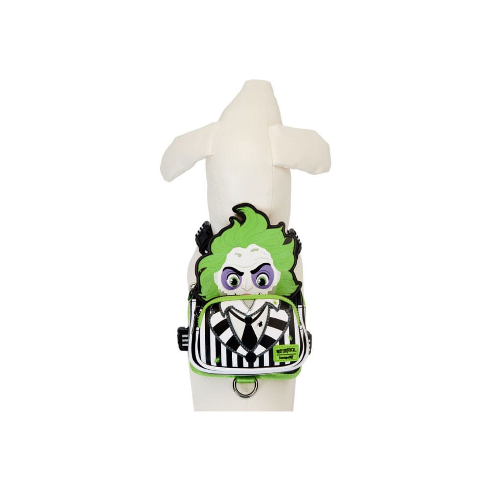 Beetlejuice by Loungefly Dog Harness Mini Backpack Cosplay Medium 0671803520660