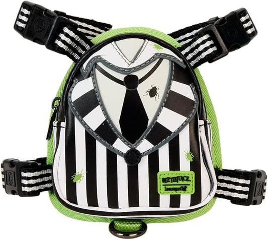 Beetlejuice by Loungefly Dog Harness Mini Backpack Cosplay Small 0671803520653