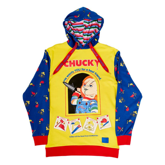 Child's Play by Loungefly hooded jacket Chucky Size S 0671803524996