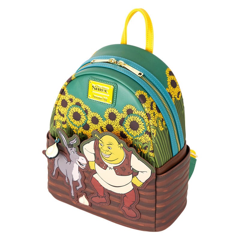 Dreamworks by Loungefly Mini Backpack Shrek & Donkey Sunflower Field 0671803536647