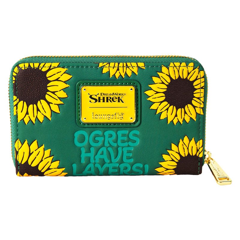 Dreamworks by Loungefly Wallet Shrek & Donkey Sunflower Field 0671803536661