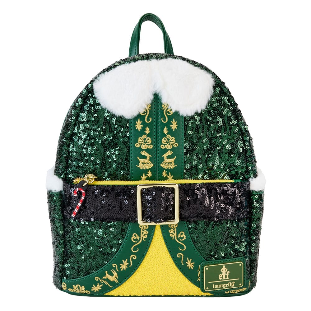 Elf by Loungefly Mini Backpack Buddy Sequin Cosplay 0671803525580