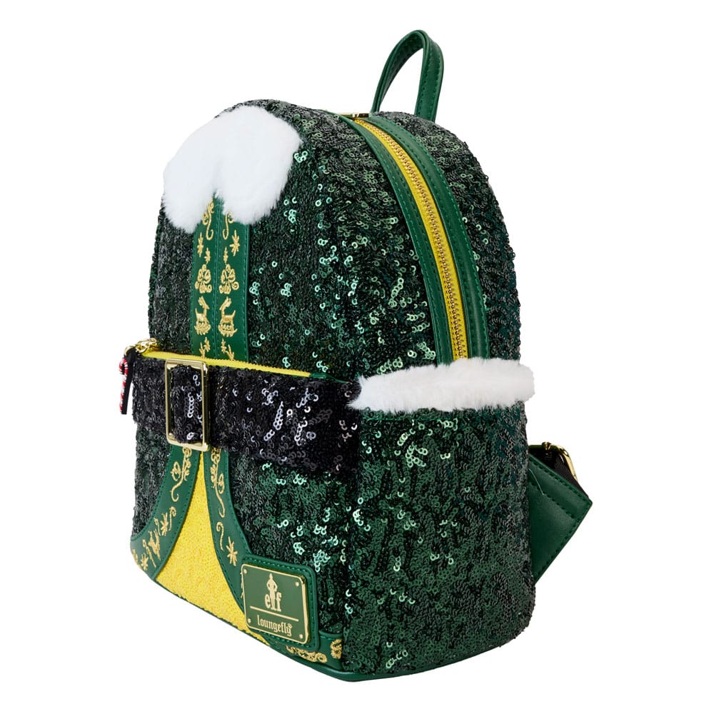 Elf by Loungefly Mini Backpack Buddy Sequin Cosplay 0671803525580