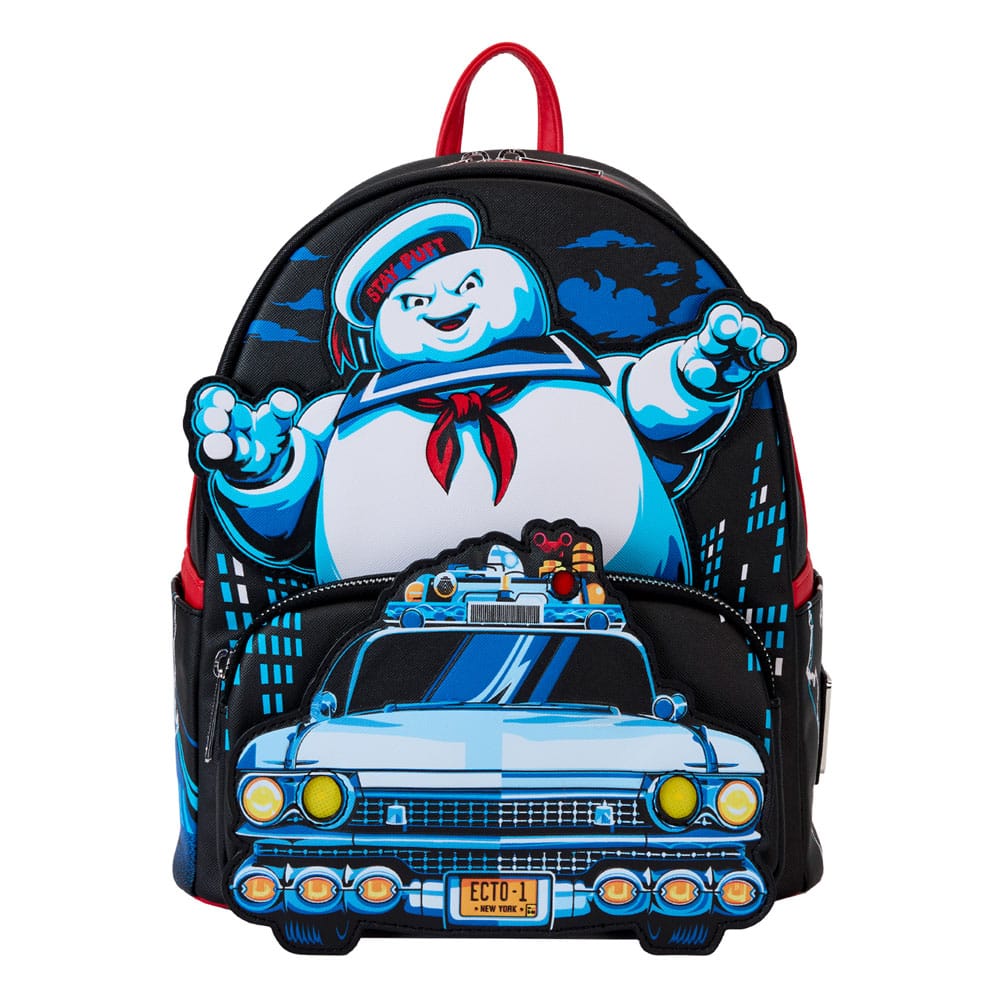 Ghostbusters by Loungefly Mini Backpack Stay Puff Chasing 0671803522985