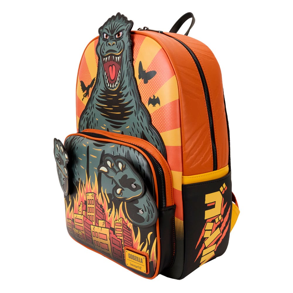 Toho by Loungefly Full-Size Backpack Godzilla Cosplay 0671803530133