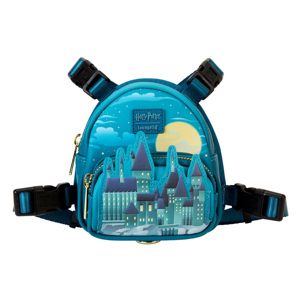 Harry Potter by Loungefly Dog Harness Mini Backpack Hogwarts Small 0671803509429