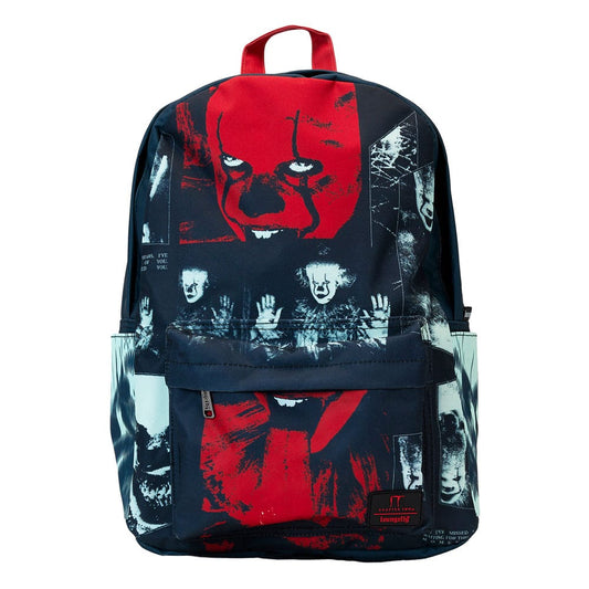 IT by Loungefly Full-Size Backpack Pennywise I Heart Horror 0671803534506