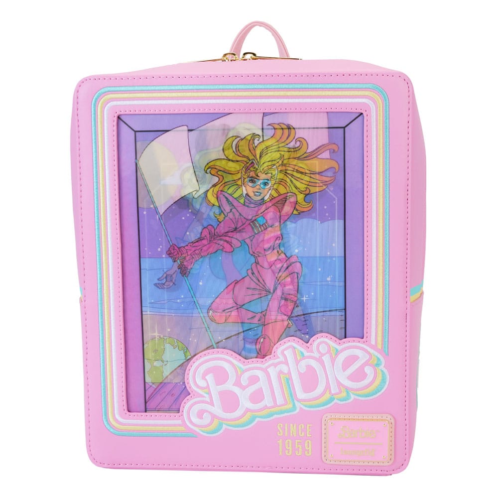 Mattel by Loungefly Backpack Mini Barbie 65th Anniversary Doll Box 0671803517905