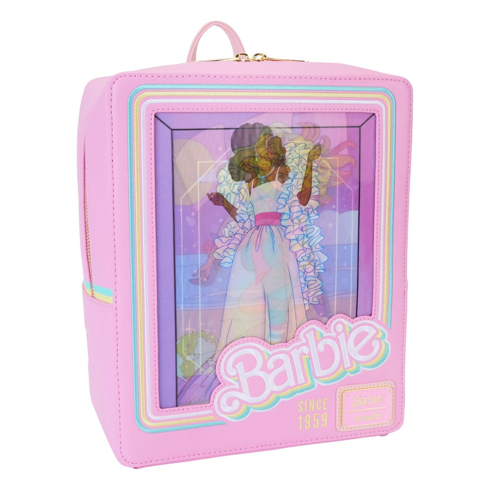 Mattel by Loungefly Backpack Mini Barbie 65th Anniversary Doll Box 0671803517905