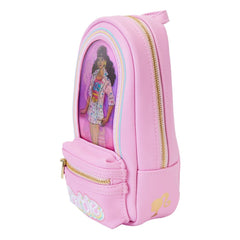 Mattel by Loungefly Pencil Case Mini Backpack Barbie 65th Anniversary Doll Box 0671803517950