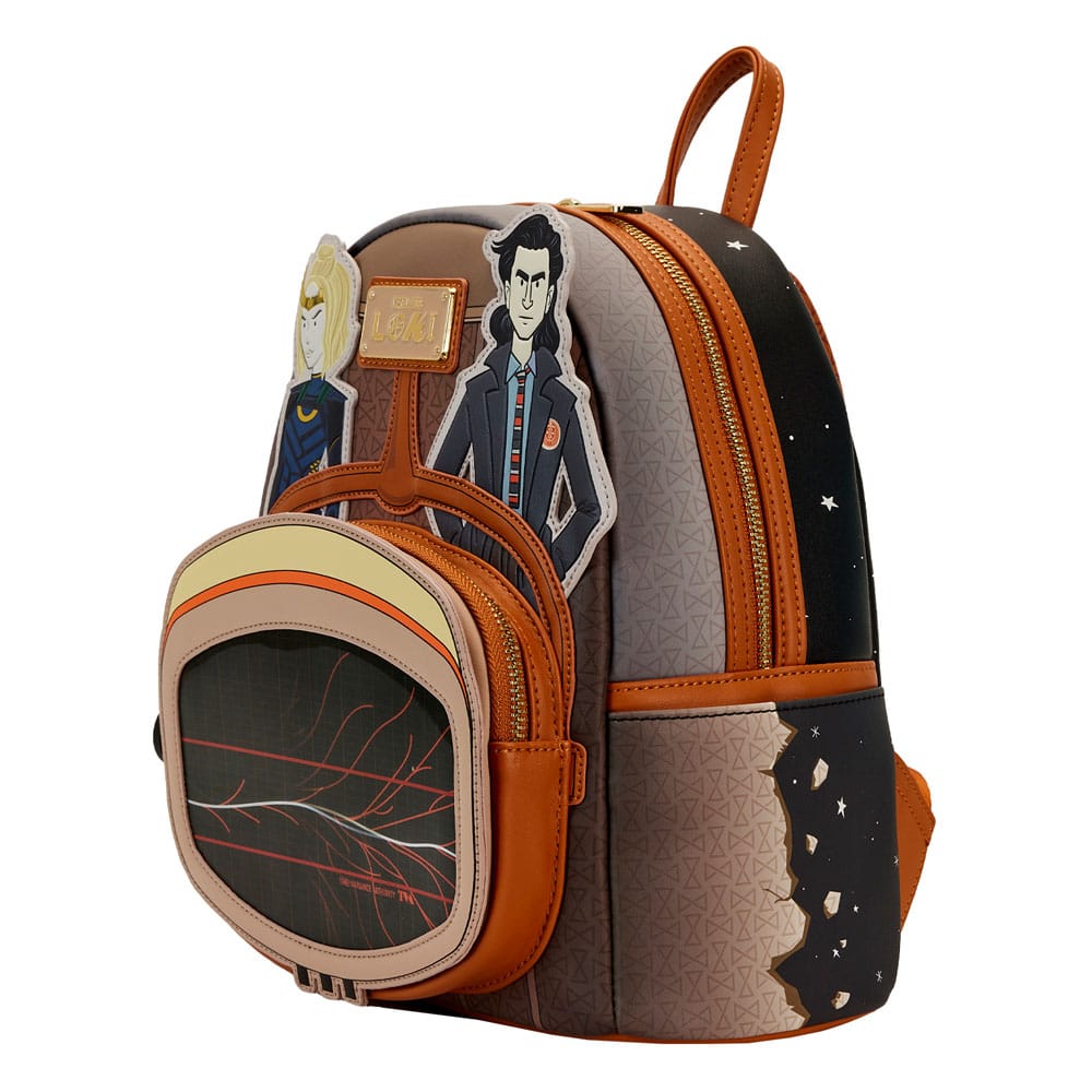 Marvel by Loungefly Backpack Loki TVA Lenticular Multiverse 0671803477551