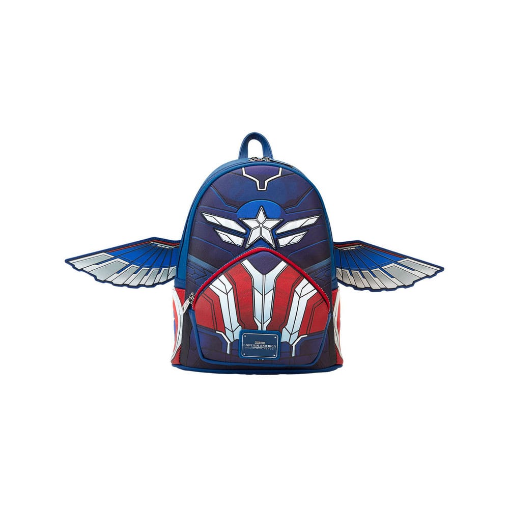 Captain America by Loungefly Mini Backpack Brave New World Cosplay 0671803504776