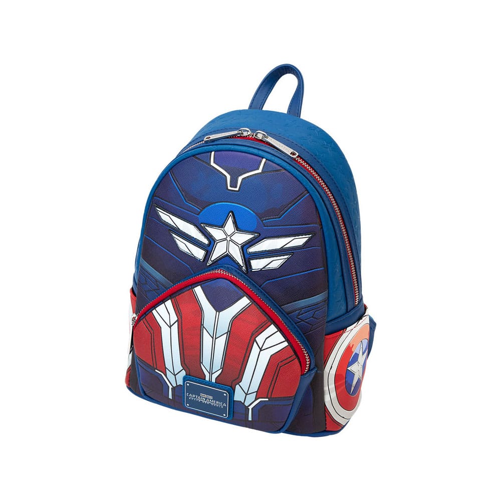 Captain America by Loungefly Mini Backpack Brave New World Cosplay 0671803504776