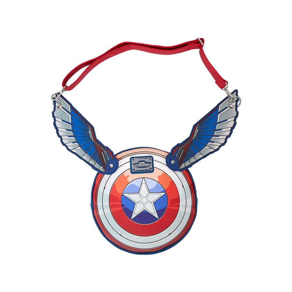 Captain America by Loungefly Crossbody Brave New World Wings 0671803504783