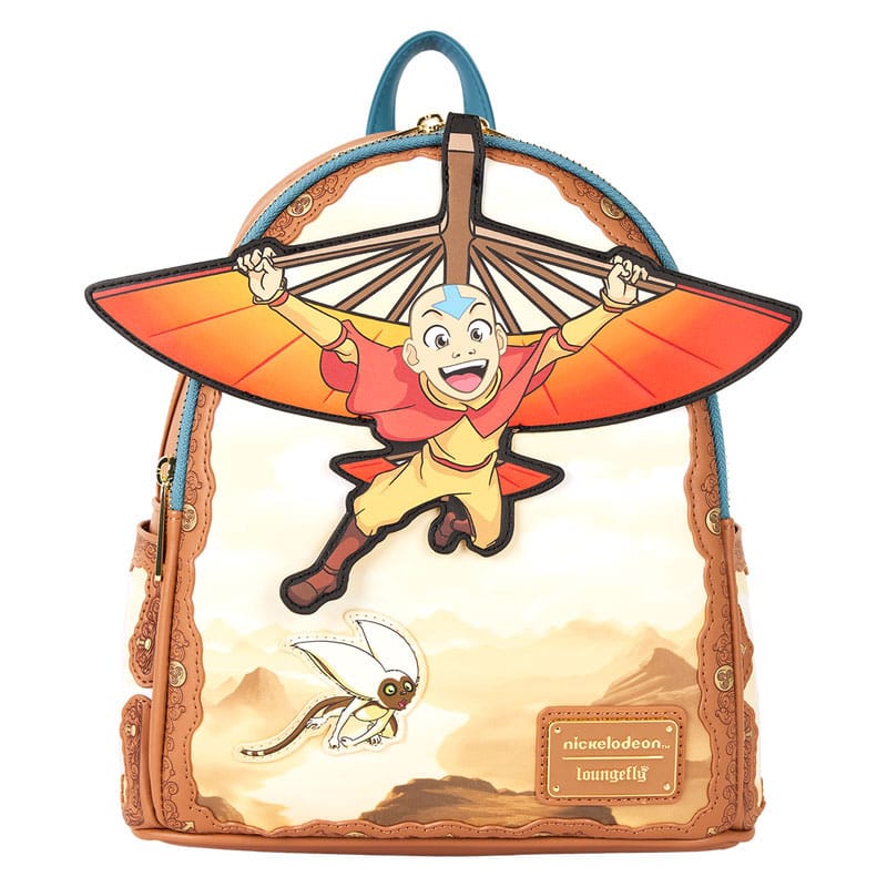 Nickelodeon by Loungefly Mini Backpack Avatar: The Last Airbender Aang Glider Staff 0671803536425