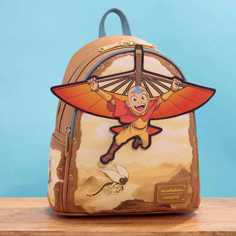 Nickelodeon by Loungefly Mini Backpack Avatar: The Last Airbender Aang Glider Staff 0671803536425