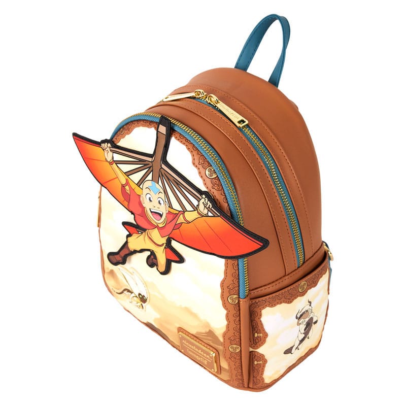 Nickelodeon by Loungefly Mini Backpack Avatar: The Last Airbender Aang Glider Staff 0671803536425