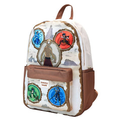 Nickelodeon by Loungefly Full-Size Nylon Backpack Avatar: The Last Airbender Bending Arts 0671803536449