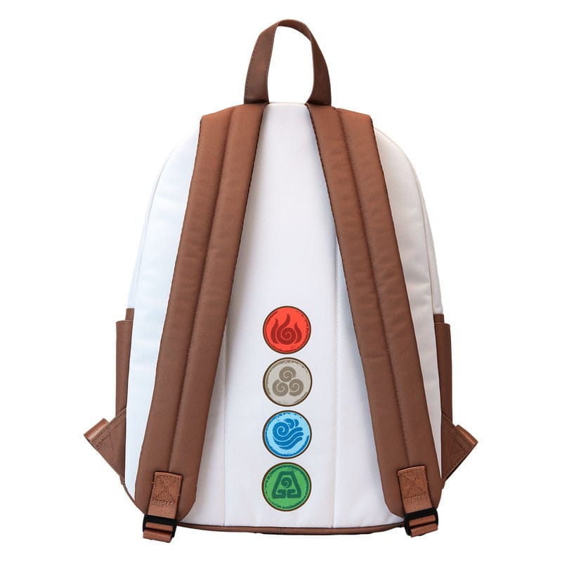 Nickelodeon by Loungefly Full-Size Nylon Backpack Avatar: The Last Airbender Bending Arts 0671803536449