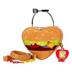 Nickelodeon by Loungefly Crossbody Spongebob Krabby Patty Plush 0671803534803