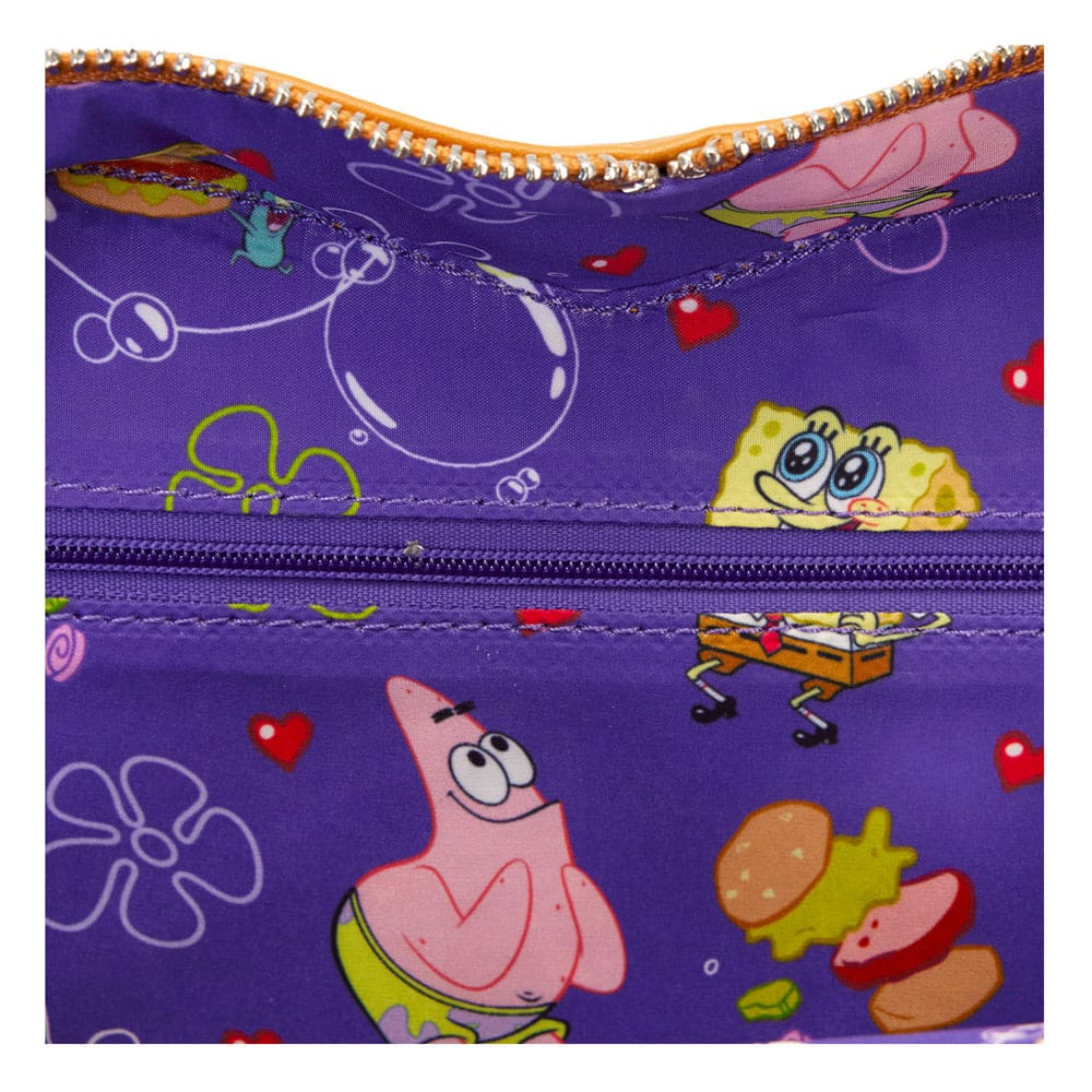 Nickelodeon by Loungefly Crossbody Spongebob Krabby Patty Plush 0671803534803