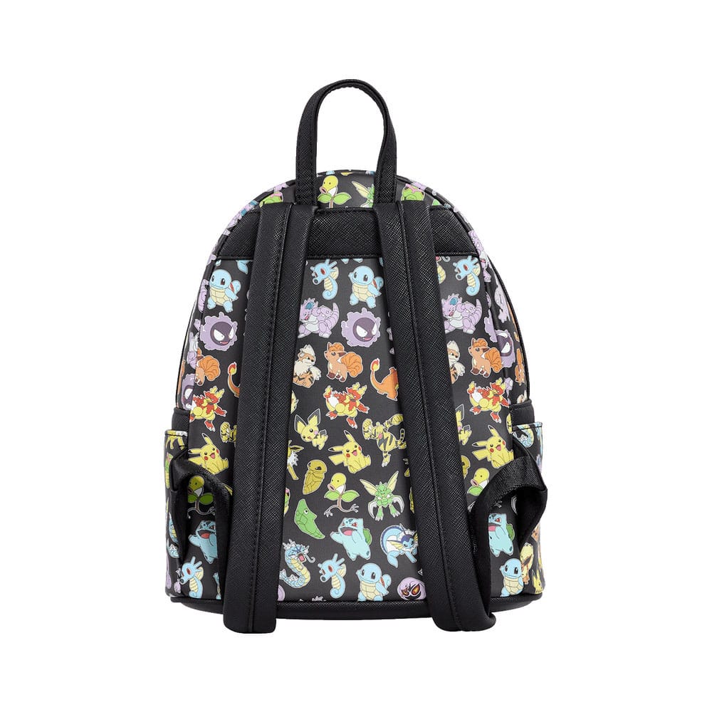 Pokemon by Loungefly Mini Backpack Multi Character All Over Print 0671803531055