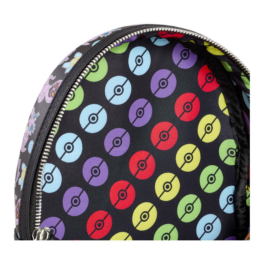 Pokemon by Loungefly Mini Backpack Multi Character All Over Print 0671803531055