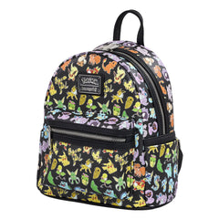 Pokemon by Loungefly Mini Backpack Multi Character All Over Print 0671803531055