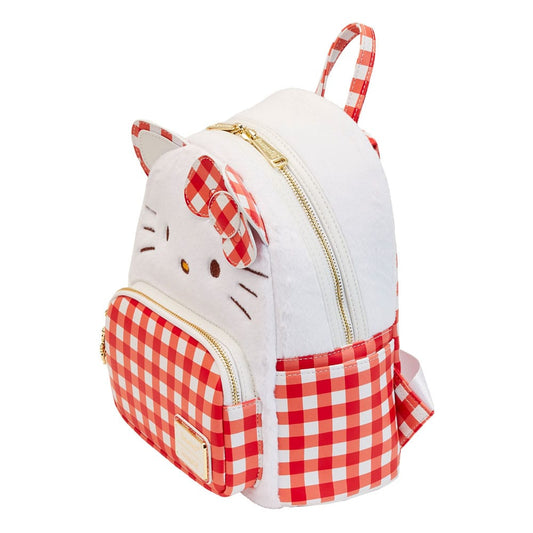 Sanrio by Loungefly Mini Backpack Hello Kitty Gingham Cosplay 0671803447134