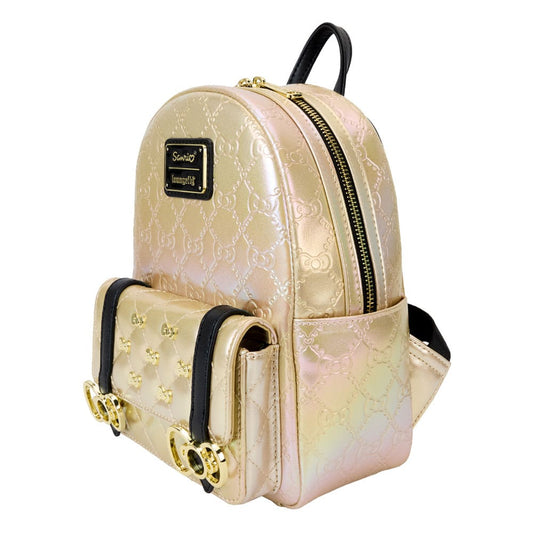 Hello Kitty 50th Anniversary by Loungefly Mini Backpack Metallic Gold 0671803530416