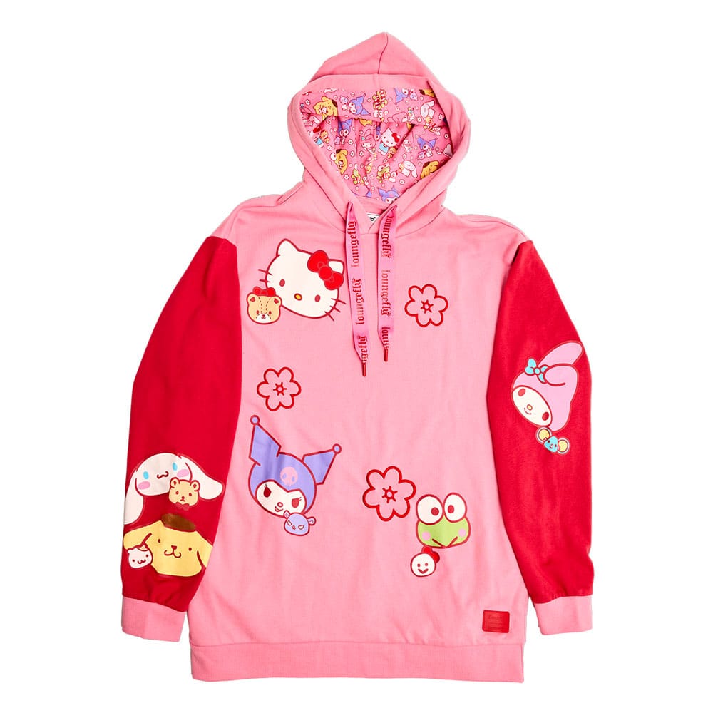 Sanrio by Loungefly Hoodie Sweater Unisex Sanrio & Friends Size S 0671803535169