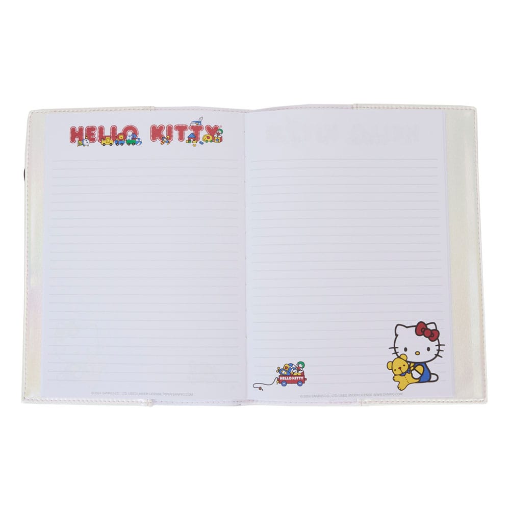 Hello Kitty by Loungefly Pearlescent Notebook 50th Anniversary 0671803490642