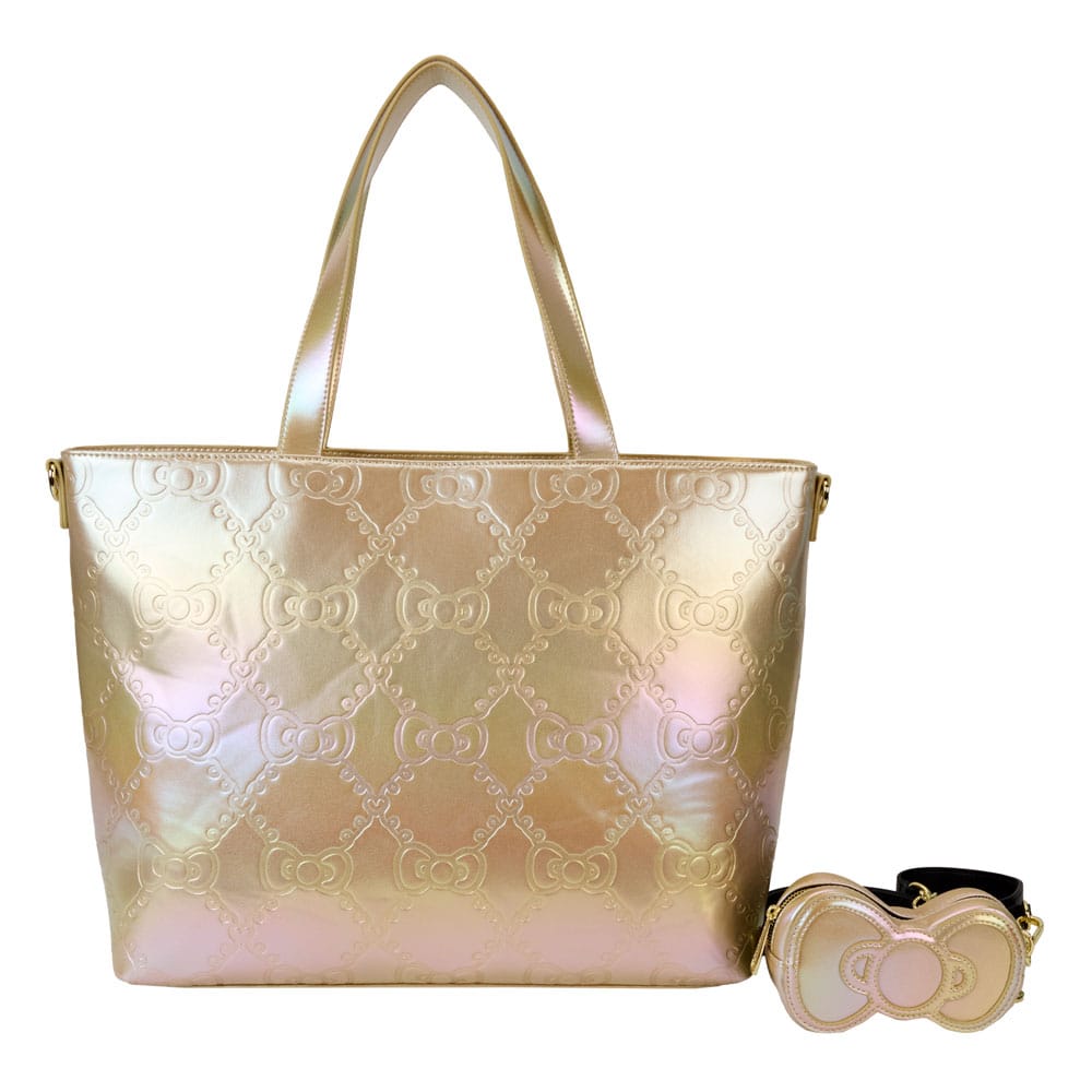 Hello Kitty by Loungefly Tote Bag 50th Anniversary Gold 0671803530447