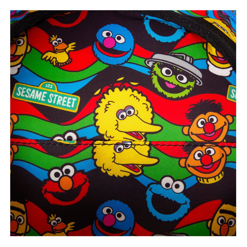 Sesame Street by Loungefly Plush Mini Backpack Cookie Monster 0671803536524