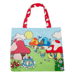 The Smurfs by Loungefly Canvas Tote Bag Village Life 0671803489929