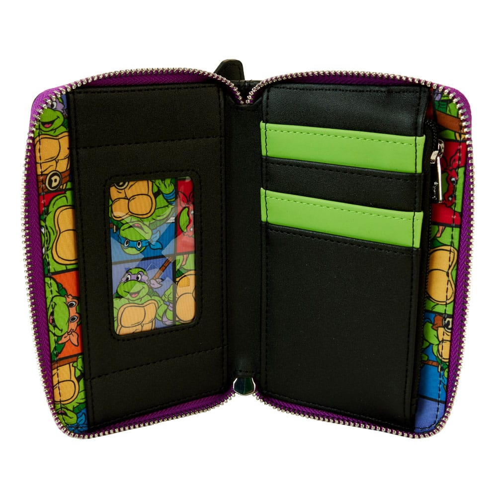 Teenage Mutant Ninja Turtles by Loungefly Wallet 40th Anniversary Vintage Arcade 0671803507210