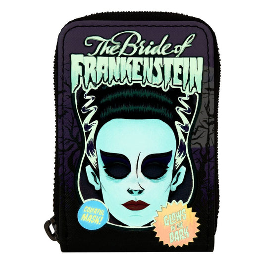 Universal Monsters by Loungefly Wallet Bride of Frankenstein Neon Mask 0671803523432